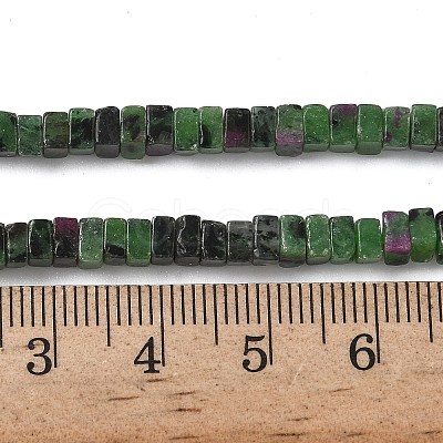 Natural Ruby in Zoisite Beads Strands G-A280-C09-01-1