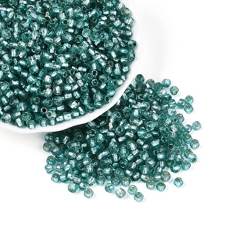Silver Lined Glass Seed Beads SEED-T007-18A-07-1