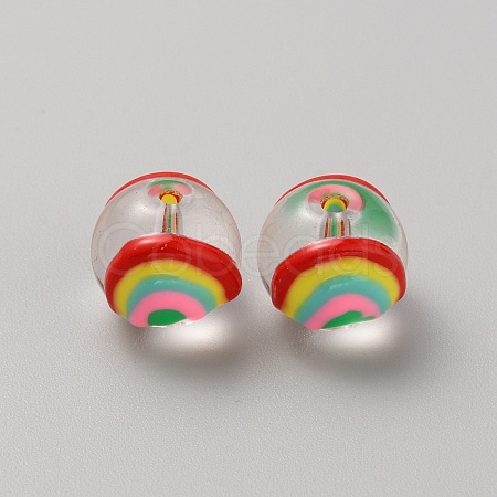 Transparent Glass Beads GGLA-WH0035-05L-1