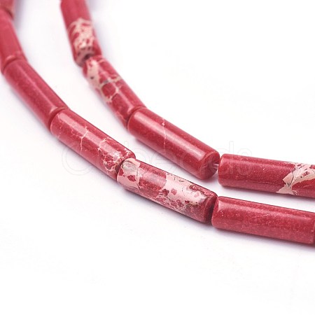 Natural Imperial Jasper Beads Strands G-E508-04A-1