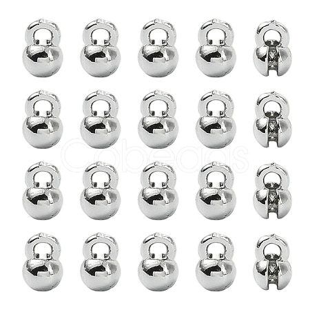 20Pcs Brass Bead Tips KK-FS0002-18P-1