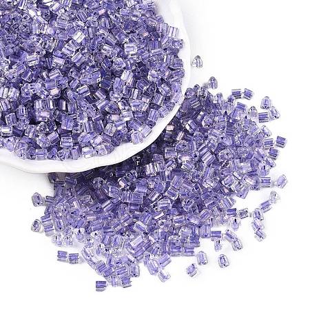 6/0 Transparent Inside Colours Glass Seed Beads SEED-N006-003E-1