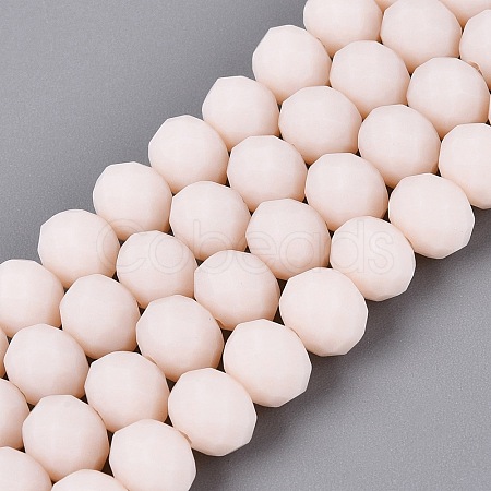 Glass Beads Strands EGLA-A034-P8mm-MD17-A-1