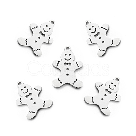 Non-Tarnish 201 Stainless Steel Pendants STAS-E157-02P-1