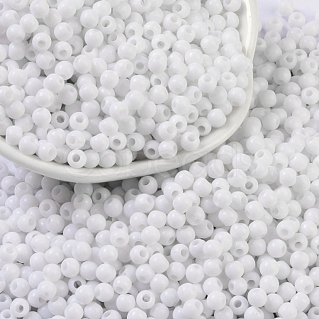 Opaque Acrylic Beads X-SACR-A007-01A-17-1