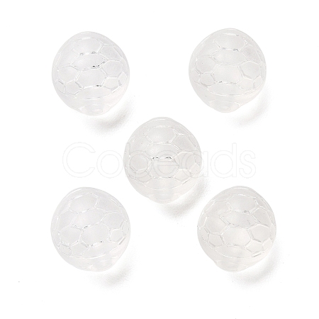 Frosted Acrylic Beads OACR-G037-01D-1