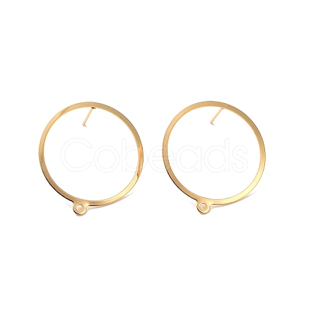 201 Stainless Steel Stud Earring Findings X-STAS-K241-12G-1