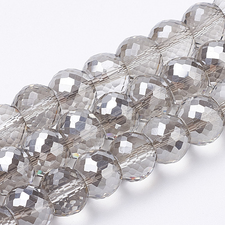 Electroplat Glass Beads Strands X-EGLA-Q092-8mm-A05-1