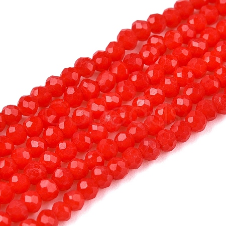 Opaque Solid Color Imitation Jade Glass Beads Strands LS-EGLA-A044-P1mm-D22-1