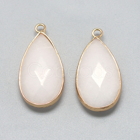 Natural White Jade Pendants G-S221-01G-1