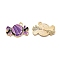 Alloy Enamel Charms, Candy Charms, Halloween, Golden, 13x19.5x1.5mm, Hole: 1.5mm