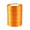 Single Face Satin Ribbon, Polyester Ribbon, Orange, 1 inch(25mm) wide, 25yards/roll(22.86m/roll), 5rolls/group, 125yards/group(114.3m/group)