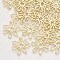 Alloy Open Back Bezel Pendants, For DIY UV Resin, Epoxy Resin, Pressed Flower Jewelry, Flower, Light Gold, 24x24x1.5mm, Hole: 1.4mm