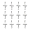 Tarnish Resistant 304 Stainless Steel Crucifix Cross Big Pendants for Easter, 49x33mm, Hole: 12mm