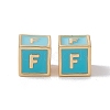 Rack Plating Brass Enamel Beads KK-B060-04G-06F-2