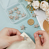 16Pcs Alloy Rhinestone Buttons BUTT-FH0001-031A-3