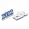 Alloy Enamel Pendants PALLOY-N160-001-02S-RS-2