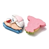 Summer Theme Opaque Resin Cabochons CRES-I046-03-3