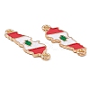 Alloy Enamel Connector Charms FIND-C019-37KCG-2