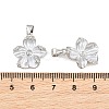 Brass Micro Clear Cubic Zirconia Peg Bails Pin Pendants KK-CBA6A75-52B-P-3