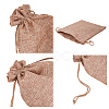 Burlap (Polyester) Packing Pouches Drawstring Bags ABAG-BC0001-07B-18x13-3