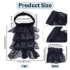 Polyester Detachable Flower Lace Collar Sets for Women DIY-WH0816-187B-2