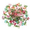 50Pcs 5 Colors Glass Charms FIND-CJ0001-15-8