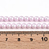 Baking Paint Pearlized Glass Pearl Bead Strands HY-N002-4mm-C03-5