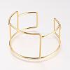 Brass Cuff Bangle BJEW-P168-C06-1
