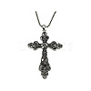 Cross Zinc Alloy Pendant Necklace NF8765-07-1