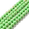 Synthetic Turquoise and Sea Shell Assembled Beads Strands G-D482-01E-02-2