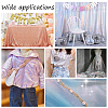 Symphony Laser Polyester Fabric DIY-WH0401-67B-5