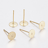 304 Stainless Steel Stud Earring Findings STAS-G179-55G-6mm-1