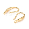 Rack Plating Eco-friendly Brass Earring Hooks KK-D075-09G-RS-2
