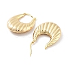 Brass Hoop Earrings EJEW-H301-01G-06-2