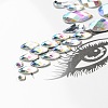 Acrylic Face Gems Stickers MRMJ-F014-02-2