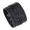 Braided Imitation Leather Cord Bracelets BJEW-WH0014-075B-1