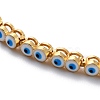 Adjustable Brass Enamel Slider Bracelets BJEW-L652-23-G-3