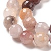 Natural Violet Strawberry Quartz Beads Strands G-E571-02C-3