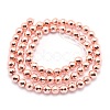 Electroplate Non-magnetic Synthetic Hematite Beads Strands G-L485-03D-RG-3