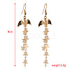 Halloween Theme Alloy Enamel Dangle Earrings FS-WG50C46-19-1