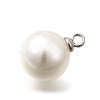 ABS Plastic Imitation Pearl Pendants FIND-H052-01F-01P-2