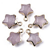 Natural Rose Quartz Pendants X-G-N326-36E-1