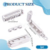 1Pc 925 Sterling Silver Twister Clasps STER-PH0003-07-2