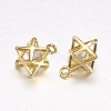 Brass Charms X-KK-G307-10-2