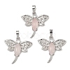 Rack Plating Brass Pendants G-Z033-09P-03-1