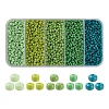 1900Pcs 5 Colors Baking Paint Glass Seed Beads SEED-YW0001-76D-1