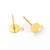 Iron Stud Earring Settings FIND-WH0072-93A-G-1