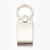 Zinc Alloy Cabochon Settings Keychain KEYC-E028-03P-2