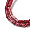 Dyed Natural Imperial Jasper Beads Strands G-H087-H01-01D-4